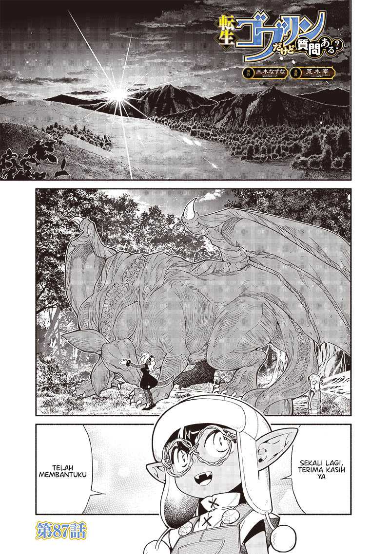 Tensei Goblin da kedo Shitsumon aru? Chapter 87 Bahasa Indonesia